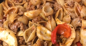 Orecchiette with Fennel, Sausage, and Sweet Peppers