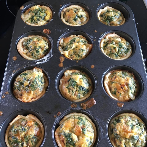 Spinach Quiche with Kid Appeal