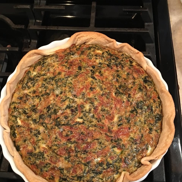Spinach Quiche with Kid Appeal
