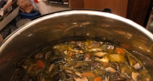 Mushroom Lentil Barley Stew