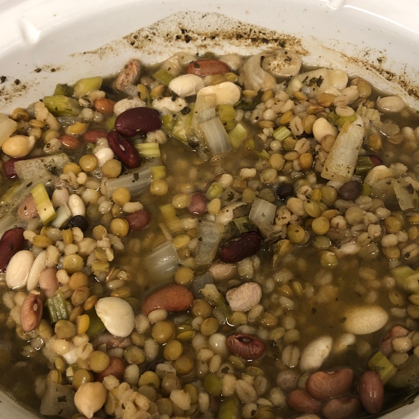 Mushroom Lentil Barley Stew