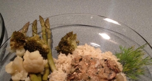 Orange Roughy in a Mushroom Sauce
