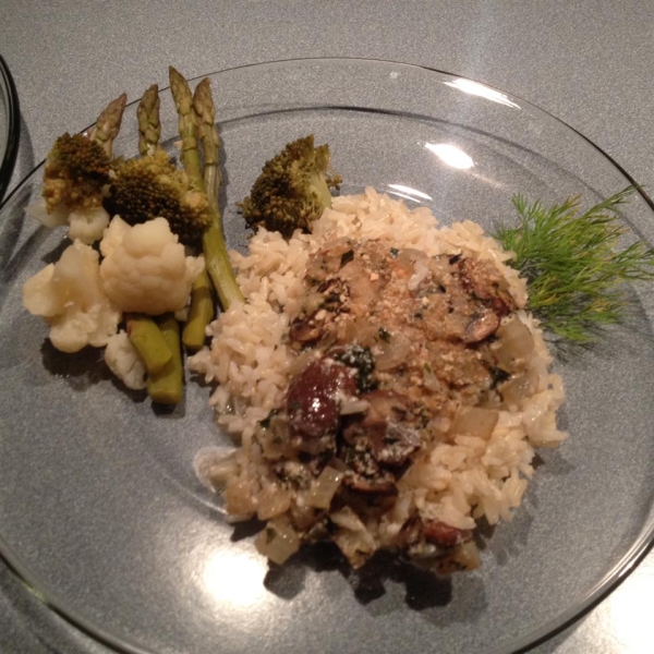 Orange Roughy in a Mushroom Sauce