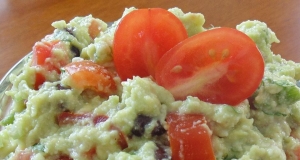 Cheesy Black Bean Guacamole