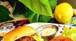 Air Fryer Salmon Burgers