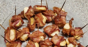 Marinated Scallops Wrapped in Bacon