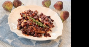 Chicken Tenders with Balsamic-Fig Sauce