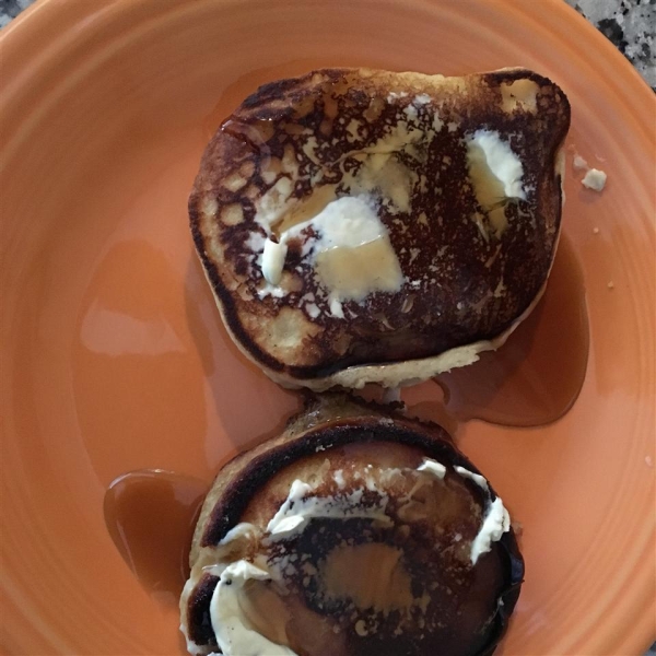 Easy Eggnog Pancakes