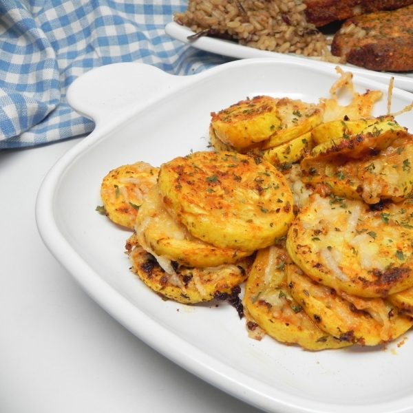 Air Fryer Parmesan Yellow Squash