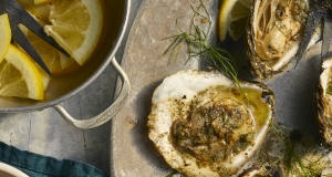 Grilled Oysters with Fennel Butter