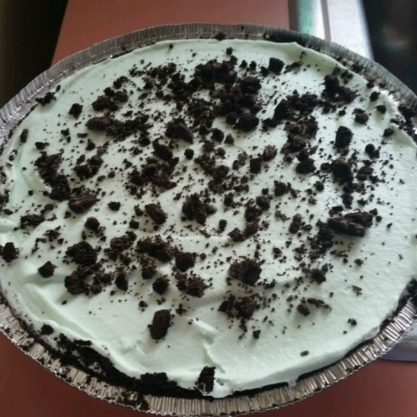 Creme de Menthe Grasshopper Pie