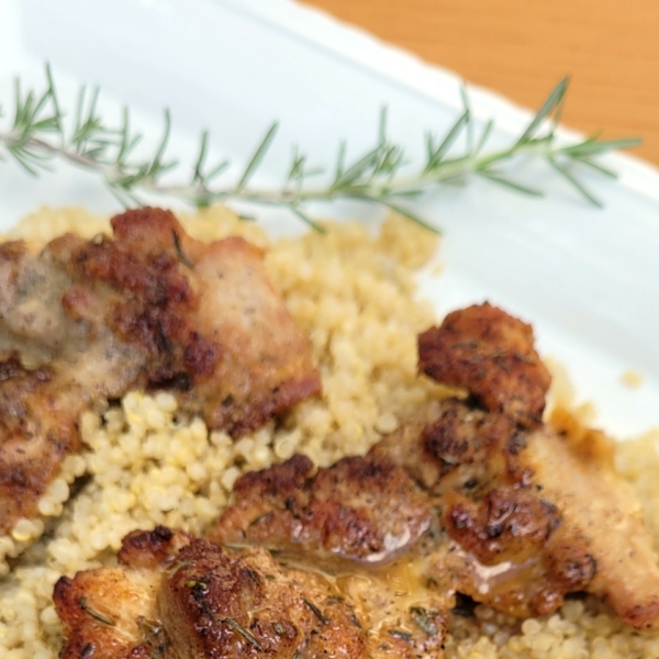 Garlic Chicken with Honey and Rosemary