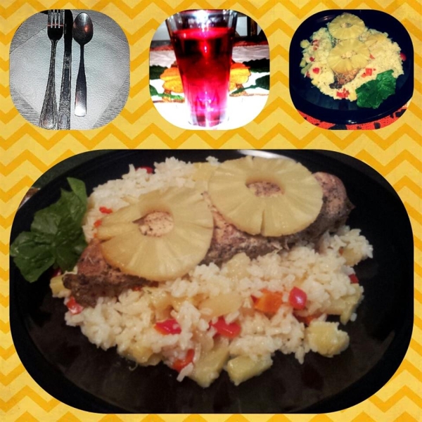 Pineapple Spiced Chicken and Rice