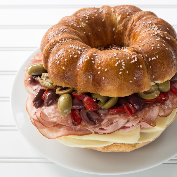 Giant Bundt® Muffuletta Sandwich