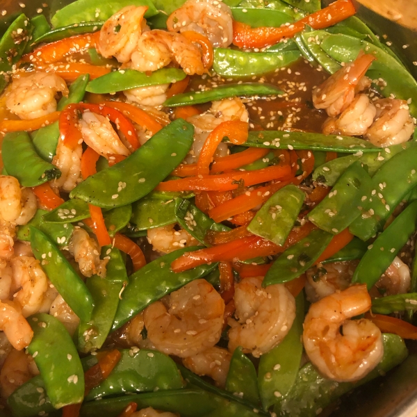 Sesame Shrimp Stir-Fry