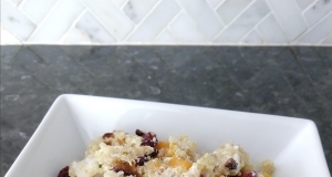 Quinoa with Butternut Squash, Chicken, and Goat Cheese
