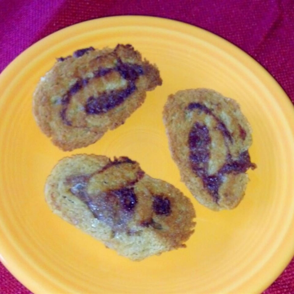 Orange Date Pinwheel Cookies