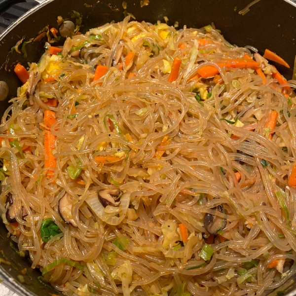 Japchae Korean Glass Noodles