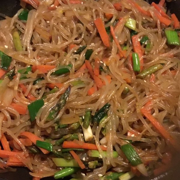 Japchae Korean Glass Noodles