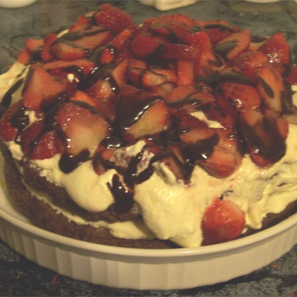 Simple Chocolate Strawberry Shortcake