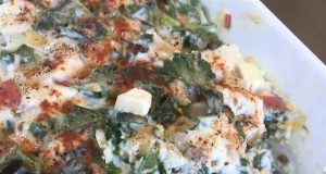 Baked Apple and Kale Casserole