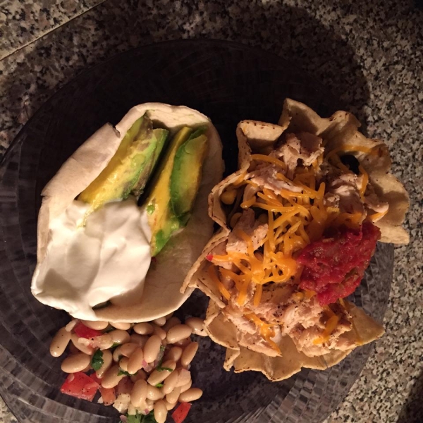 Southwest Salad Taco Cups