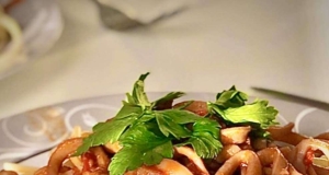 Calamari with Tomato Sauce