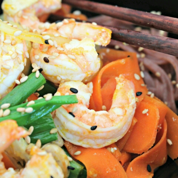 Orange Ginger Shrimp Stir-Fry