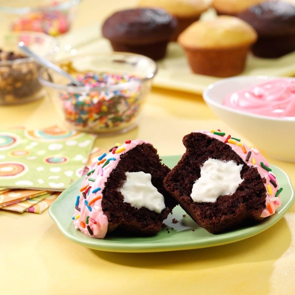 Reddi-wip Filled Cupcakes