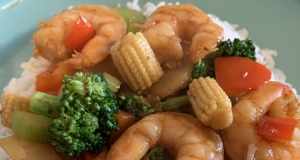 Asian Shrimp Rice Bowl