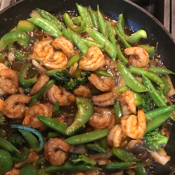 Asian Shrimp Rice Bowl