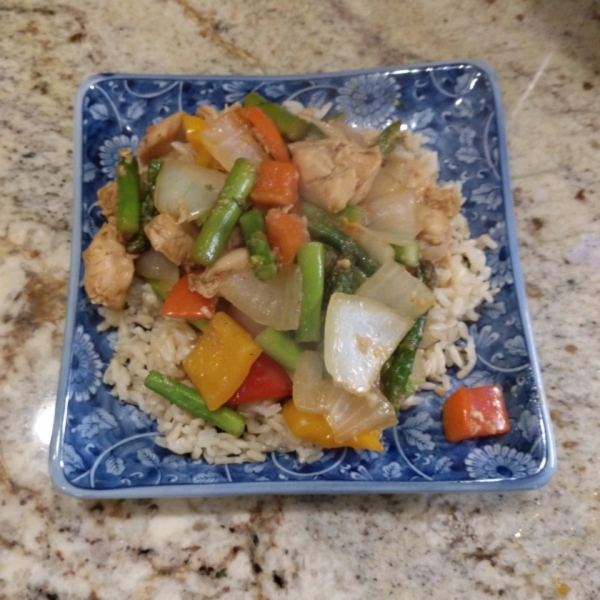 Asian Shrimp Rice Bowl