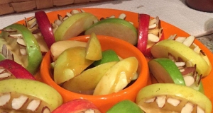Halloween Fruit Apple Teeth Treats