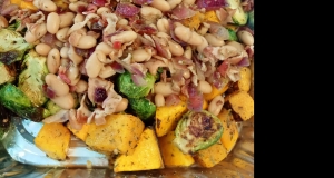 Maple Cannellini Bean Salad with Baby Broccoli and Butternut Squash