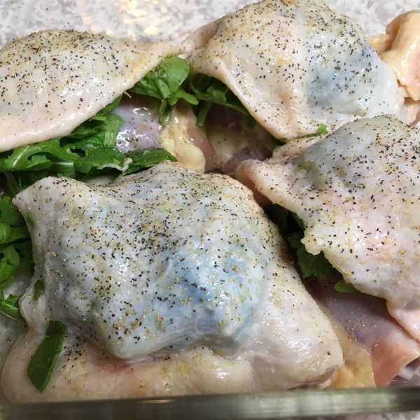 Easy Spinach and Arugula Chicken