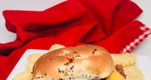 Gourmet Bacon-Mushroom Cheeseburger