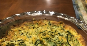 Zucchini Souffle with Monterey Jack Cheese