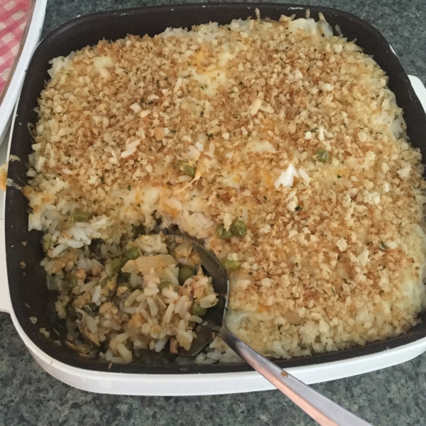 Mike's Portuguese Tuna Rice Casserole