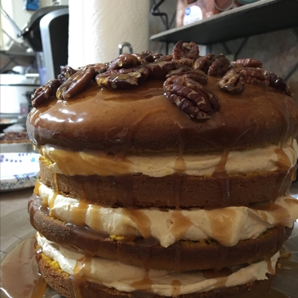 Luscious Four-Layer PHILLY Pumpkin Cake