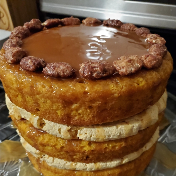 Luscious Four-Layer PHILLY Pumpkin Cake