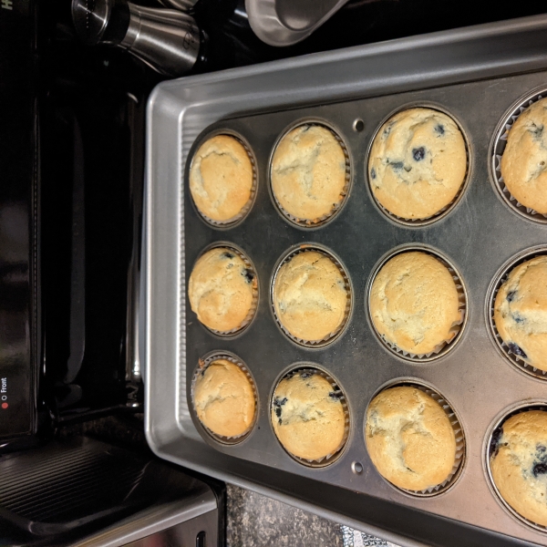 Cream Cheese-Blueberry Muffins