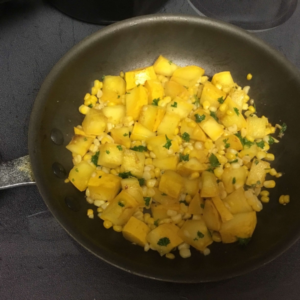 Yellow Squash and Corn Sauté