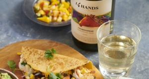 Corn and Shrimp Quesadillas