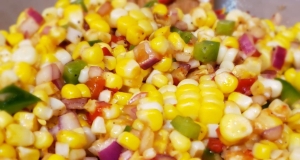 Grilled Corn Off the Cob Salad