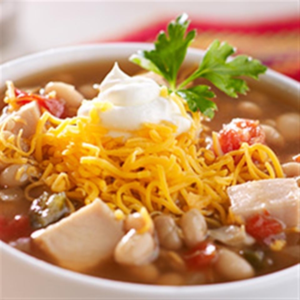 Zesty White Chicken Chili
