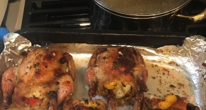 Heather's Rosemary Citrus Cornish Hens