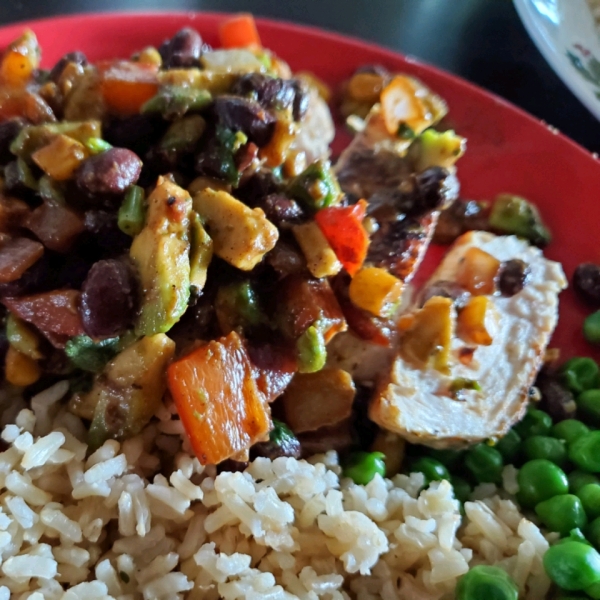 Fiesta Chicken and Black Beans
