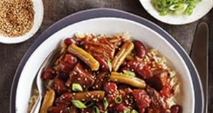 Teriyaki Beef & Bean Rice Bowls from Del Monte®