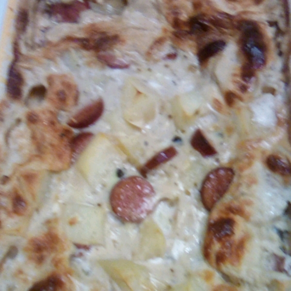 Kielbasa and Potato Bake