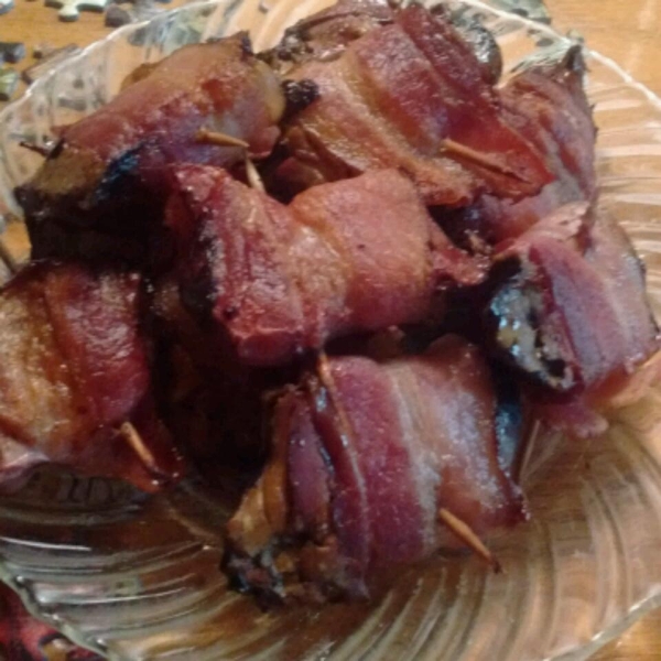 Baked Chicken Livers with Bacon